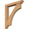 Ekena Millwork Westlake Traditional Smooth Bracket w/ Offset Brace, Western Red Cedar, 5 1/2"W x 34"D x 38"H BKT0604X34X38WTL01SWR - alternate 1